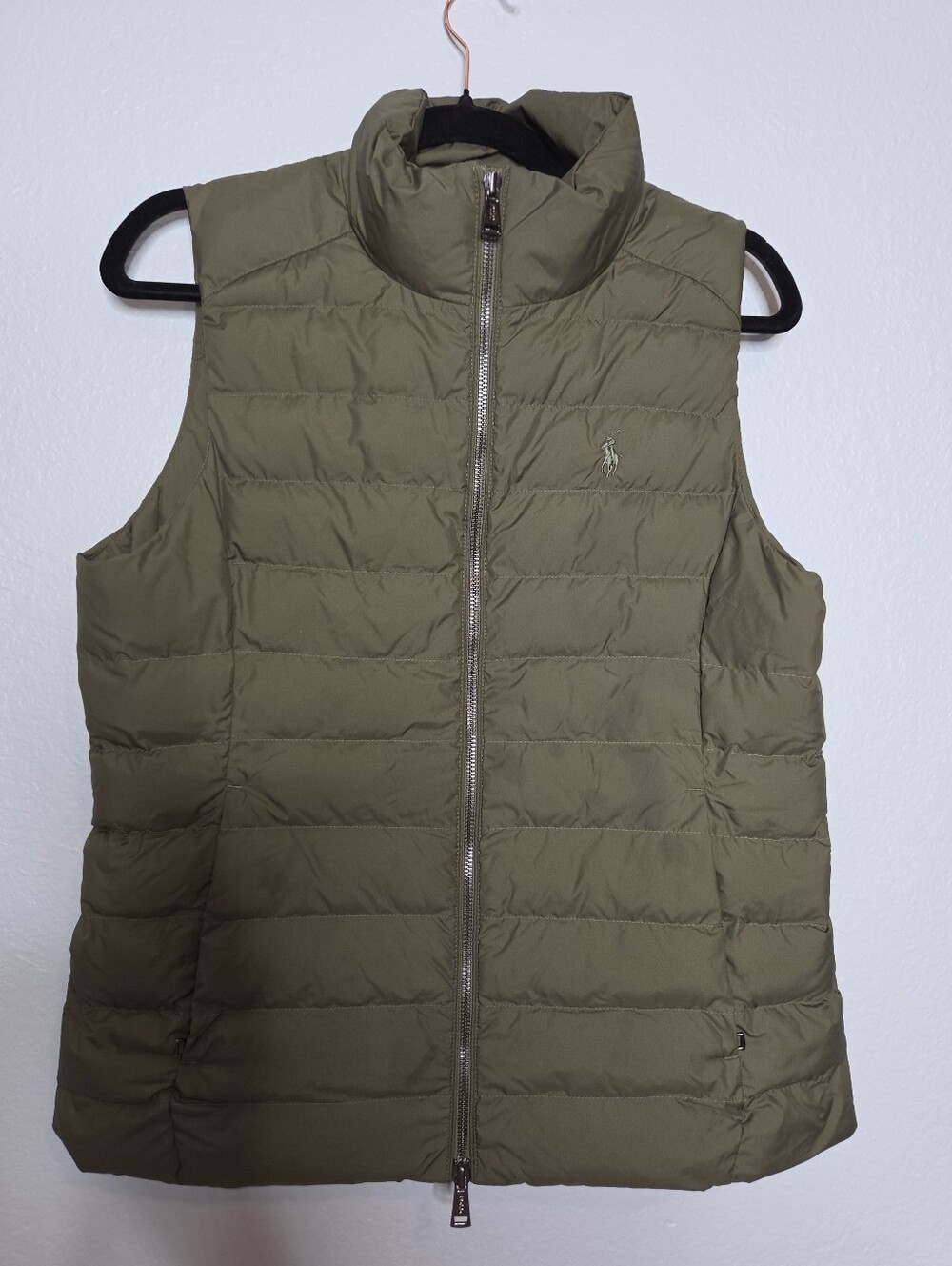 Polo Ralph Lauren Packable Quilted Vest Men's Medium Dark Green